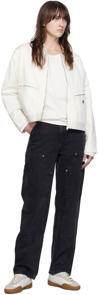 Яке Carhartt WIP Women's Cropped Organic Cotton Zip-Up Jacket Бяло | I033568 D602, 3