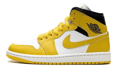 Кецове и обувки Jordan Air Jordan 1 Mid "Vivid Sulfur" W Жълто | Barvy;Černá, 0