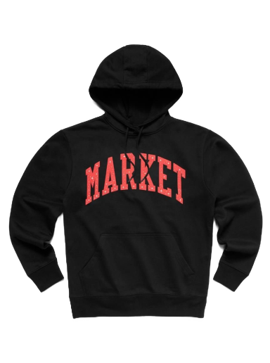 Суитчър MARKET Arc Puff Hoodie Черно | 397000194/0001