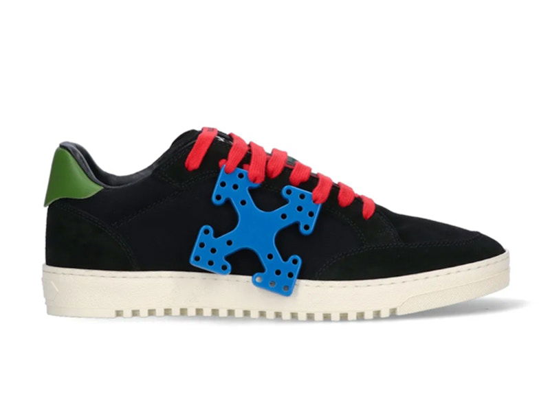 Кецове и обувки Off-White Vulcanized 5.0 Low Top Arrows Hang Tag Black Blue Green Red Черно | OMIA227S22LEA0011045, 0