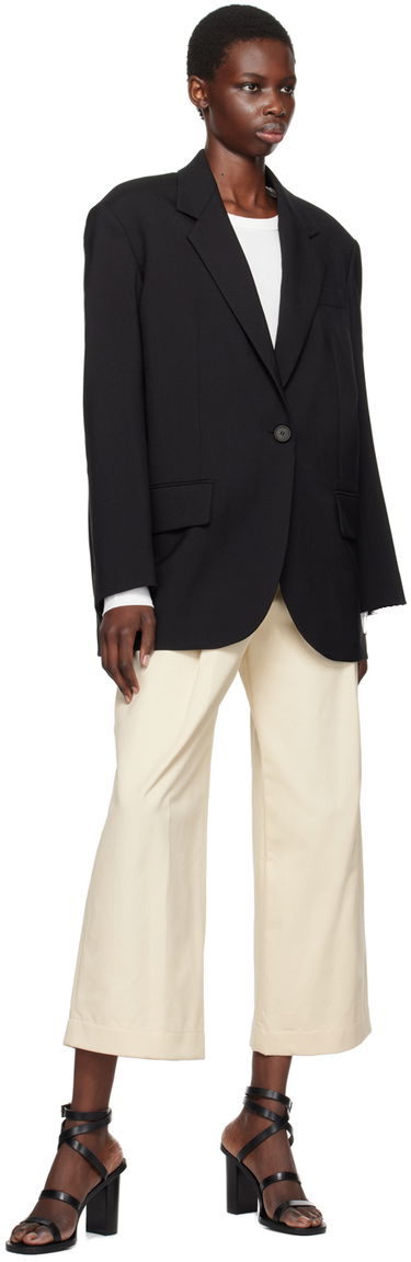 Яке Max Mara Weekend Max Mara Oversized Wool Blazer Черно | 2425046071600, 3