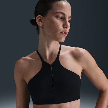 Сутиен Nike One Keyhole Light-Support Padded Sports Bra Черно | HJ3726-010, 0