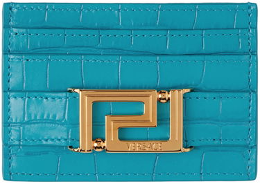 Портфейл Versace Greca Goddess Card Holder Синьо | 1007218_1A08724, 0