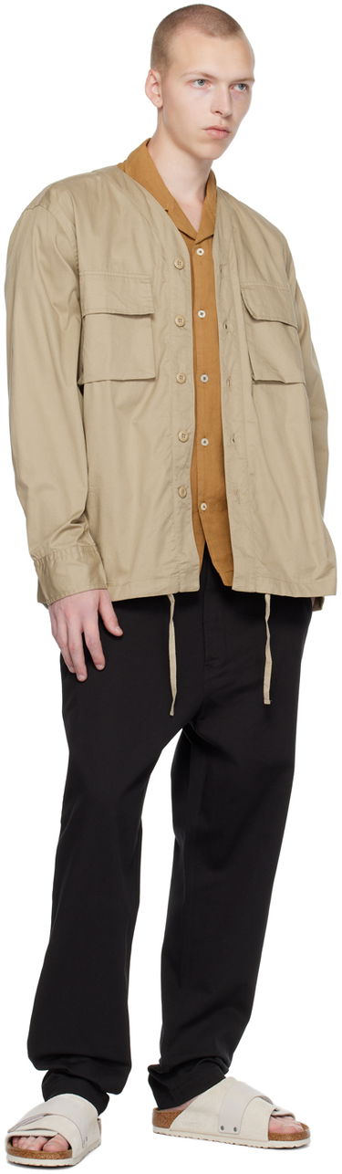 Риза Universal Works Universal Works Camp Shirt Кафяво | P28063, 3
