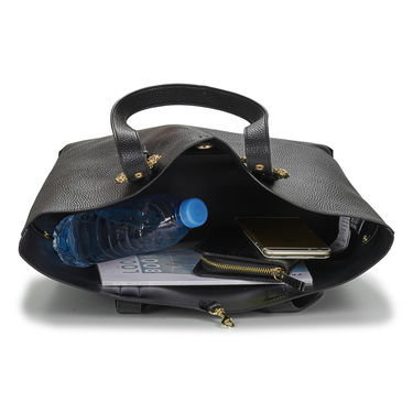 Голяма пазарска чанта Versace Shopper bag Jeans Couture VA4BF9-ZS413-899 Черно | VA4BF9-ZS413-899, 4
