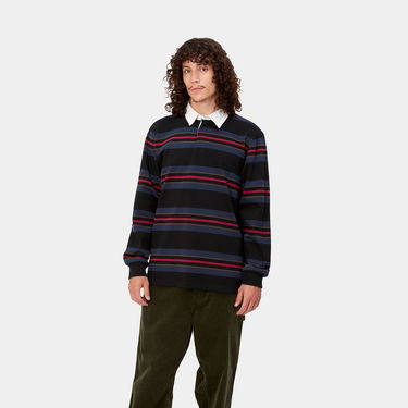 Риза Carhartt WIP Oregon Rugby Shirt Тъмно синьо | I032214_1PI_XX, 3