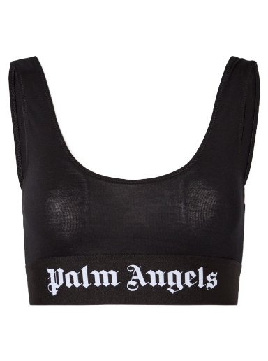 Сутиен Palm Angels Classic Logo Bra Черно | PWUB002C99FAB0011001