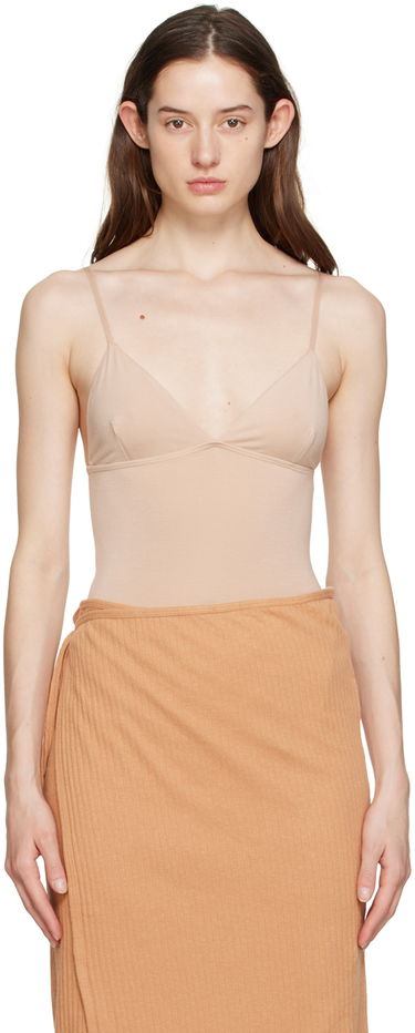 боди Baserange Sleeveless Slim-Fit Bodysuit Бежово | ONMI, 0