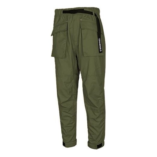 Карго панталони Converse Multi-Pockets Knitted Pants Зелено | 10020006-A02