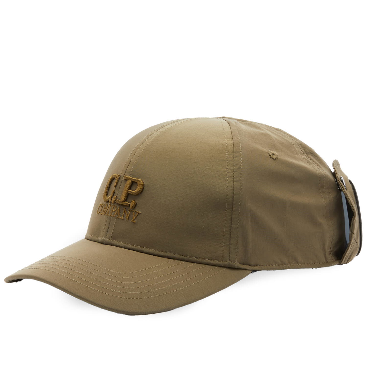 Шапка с козирка C.P. Company Chrome-R Goggle Cap Зелено | 15CMAC146A-005904A-683, 0