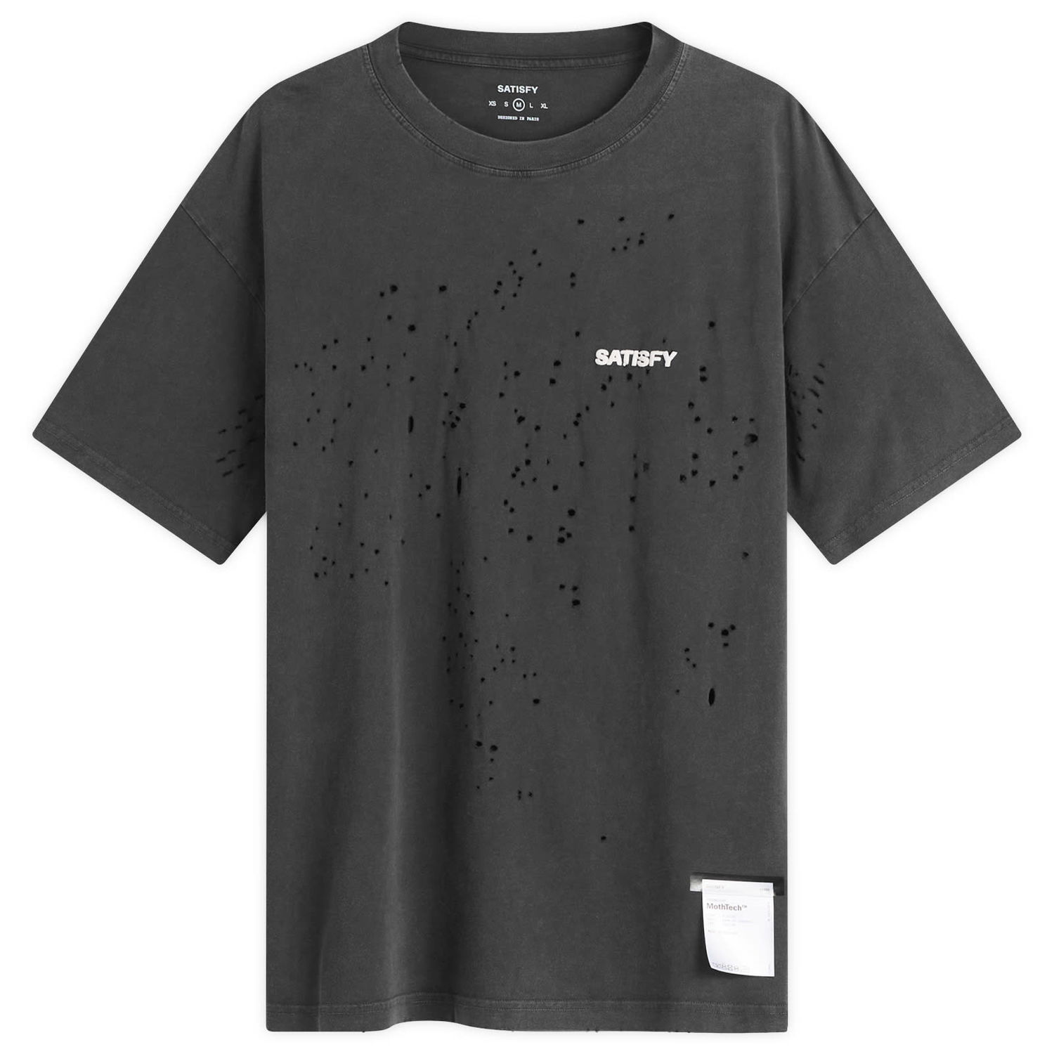 Тениска Satisfy MothTech T-Shirt, Size Small Сиво | 11006-AB-SAB, 0