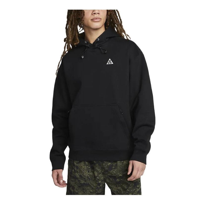 Суитчър Nike ACG ACG Therma-Fit Fleece Pullover Hoodie Черно | DZ3393-010