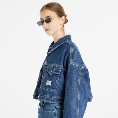 Яке CALVIN KLEIN Boxy Cropped Denim Jacket Синьо | J20J220662 1A4, 3