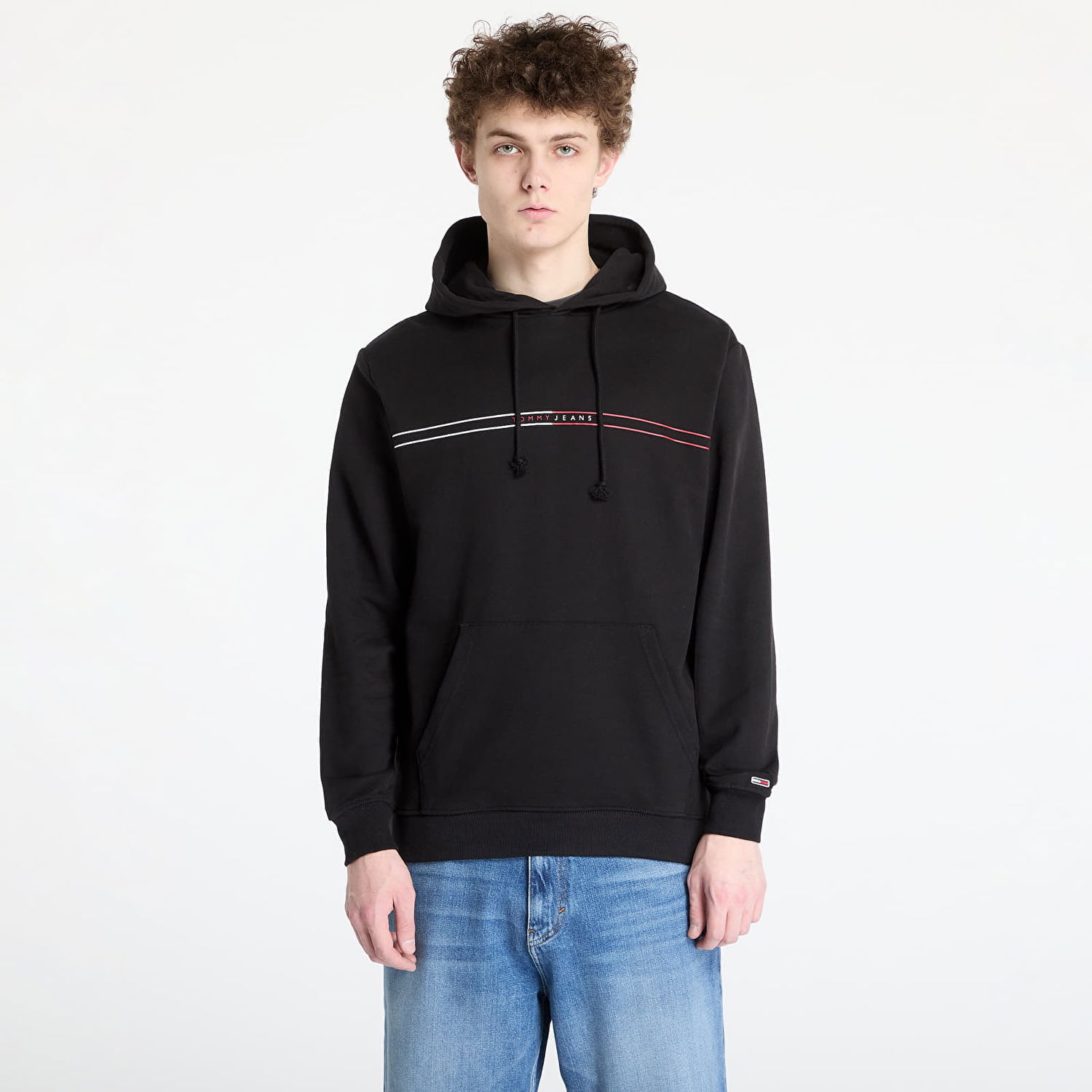 Суитчър Tommy Hilfiger Tommy Jeans Regular Entry Graphic Hoodie Черно | DM0DM20847 BDS, 0