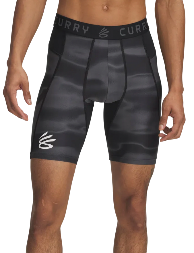 Къси панталони Under Armour UA Curry HG Printed Compression Shorts Черно | 1379829-003