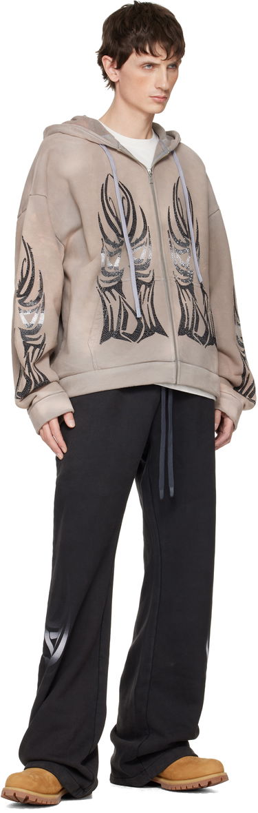 Суитчър Who Decides War Who Decides War Winged Zip Up Hoodie Бежово | 1110650021FW25, 3