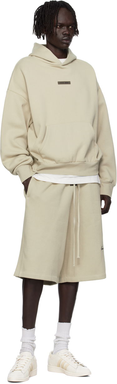Суитчър Fear of God Fear of God ESSENTIALS Classic Fit Fleece Hoodie Бежово | 192SP252056F, 3