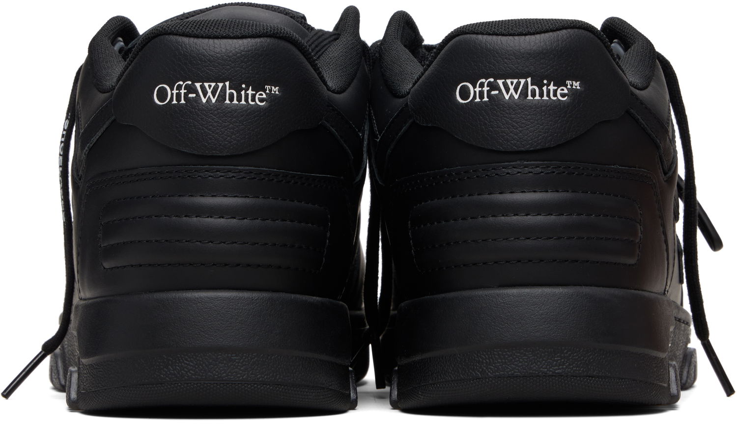 Кецове и обувки Off-White Out Of Office Metallic Hardware Черно | OMIA189F25LEA0081010, 1