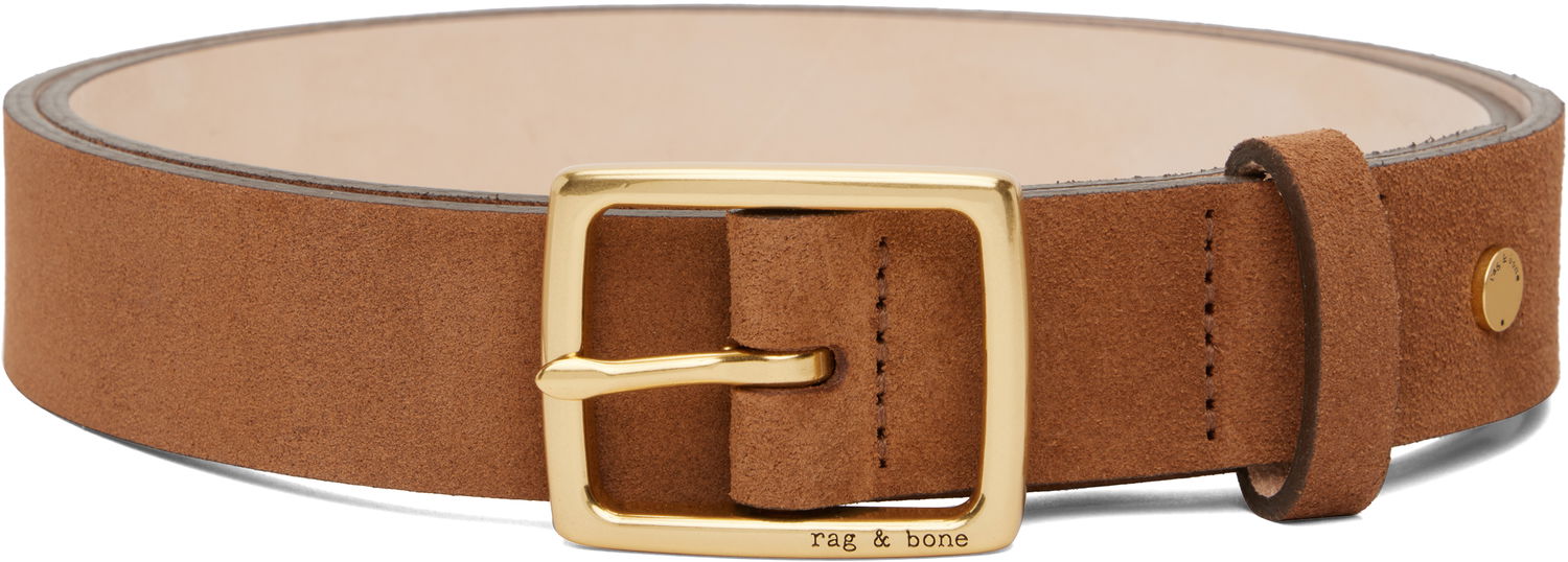 Колани rag & bone Rag & Bone Boyfriend Suede Belt Кафяво | WJW25PB1001SU1, 0