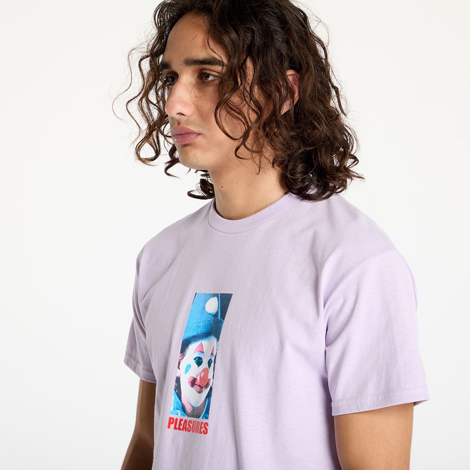 Тениска Pleasures Clown T-Shirt Orchid Лилаво | P24F063 ORCHID, 1