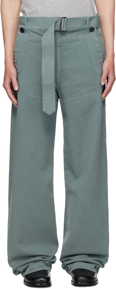 Панталони Dries Van Noten Dries Van Noten Sailor Trousers Зелено | 252-020985-2043, 0