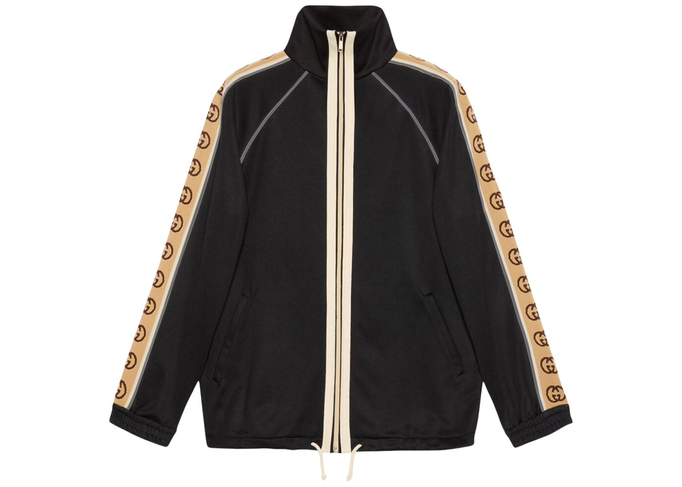 Яке Gucci Oversize Technical Jersey Jacket Черно | 598861 XJBZ8 1082, 0