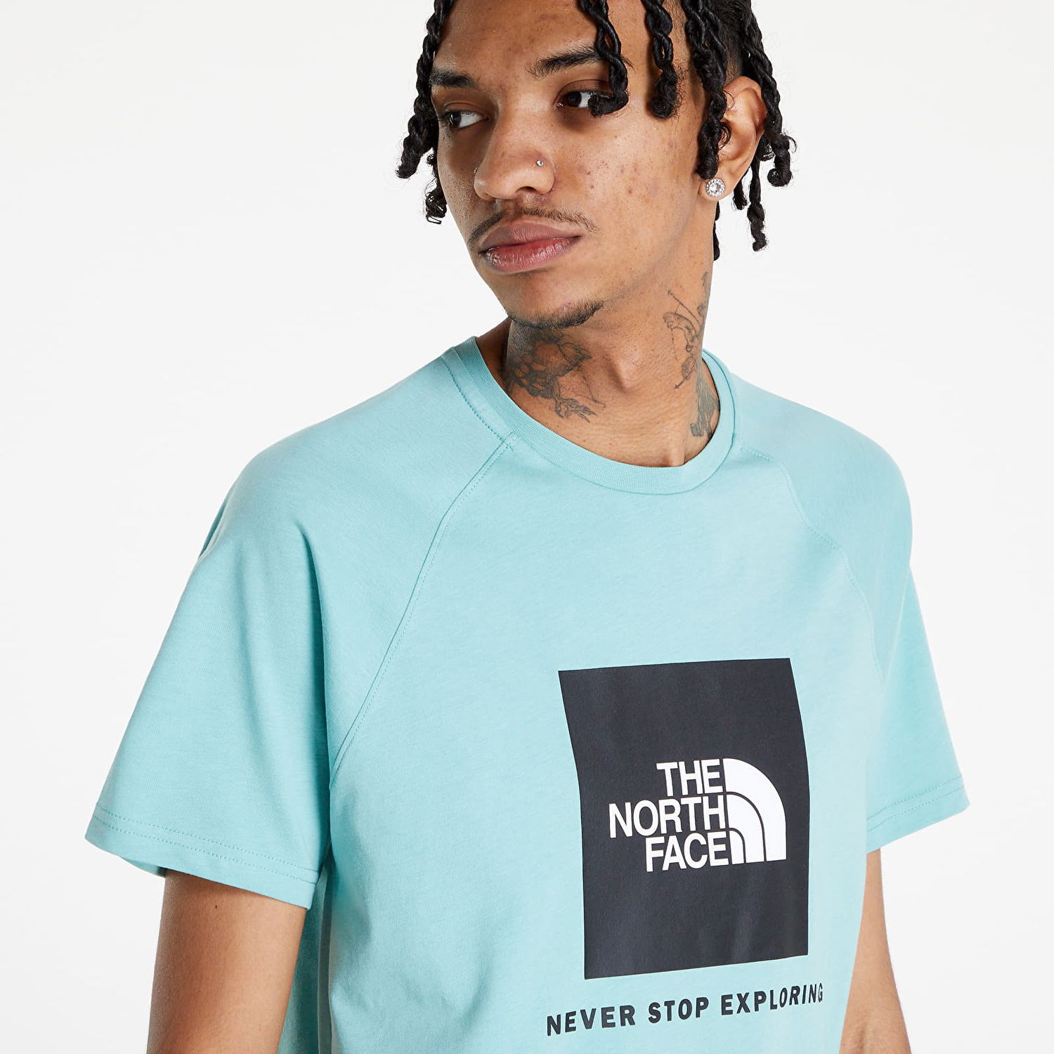 Тениска The North Face Short Sleeve Raglan Redbox Tee Зелено | NF0A3BQO6R71, 0