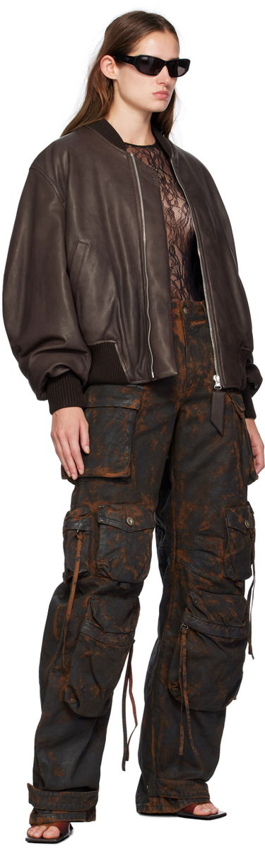 Карго панталони The Attico The Attico Fern Cargo Pants Кафяво | SPEWCP180 C106, 3
