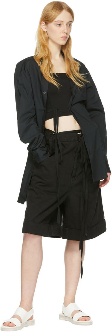 Къси панталони Ann Demeulemeester Ann Demeulemeester Lore Flat Sandals Бяло | 2201-W-S01-390-001, 4