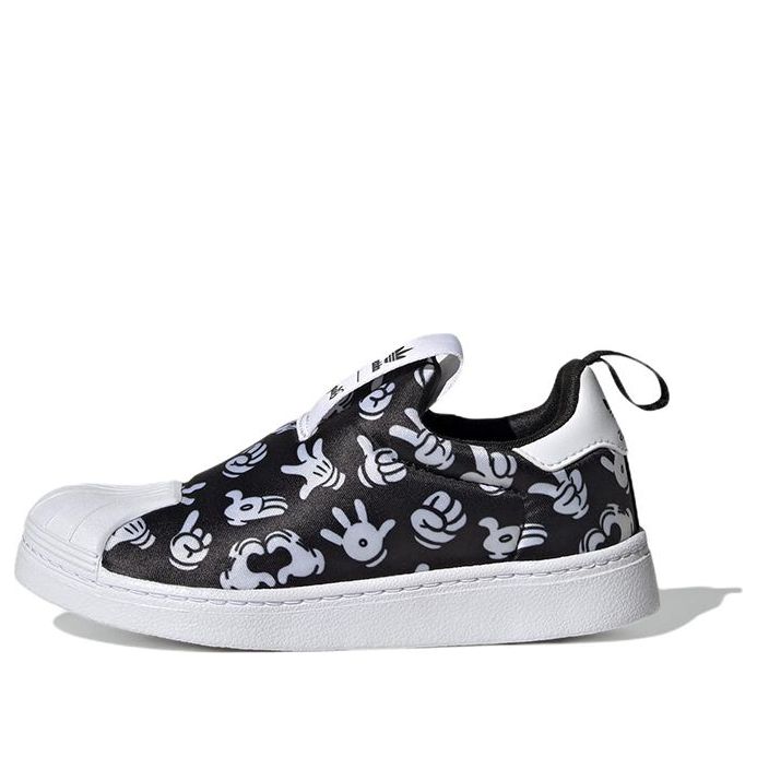 Кецове и обувки adidas Originals Disney x Superstar 360 'Mickey's Hands' Черно | GX1872, 0