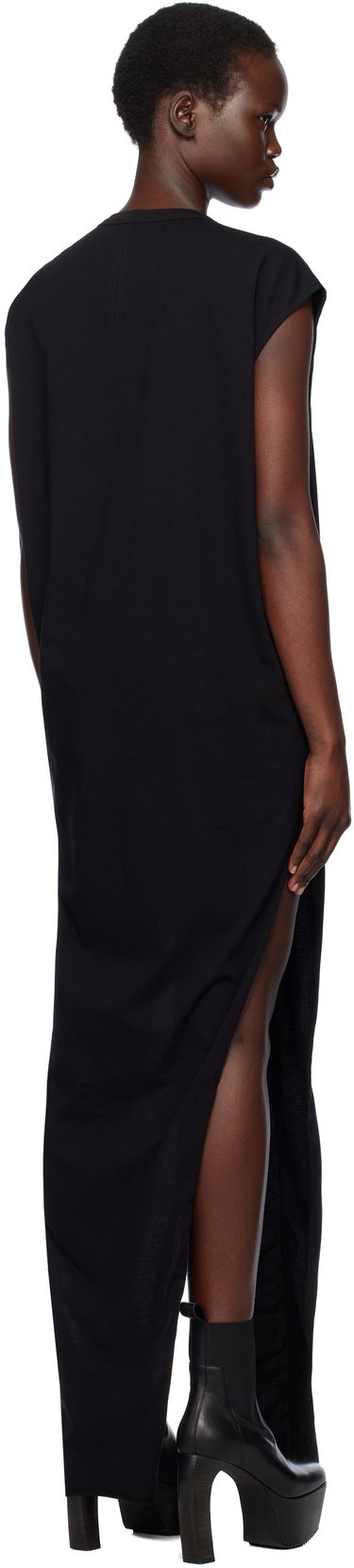 Pокля Rick Owens Rick Owens Hollywood Classic Arrowhead Maxi Dress Черно | RP01E7514 JA, 2