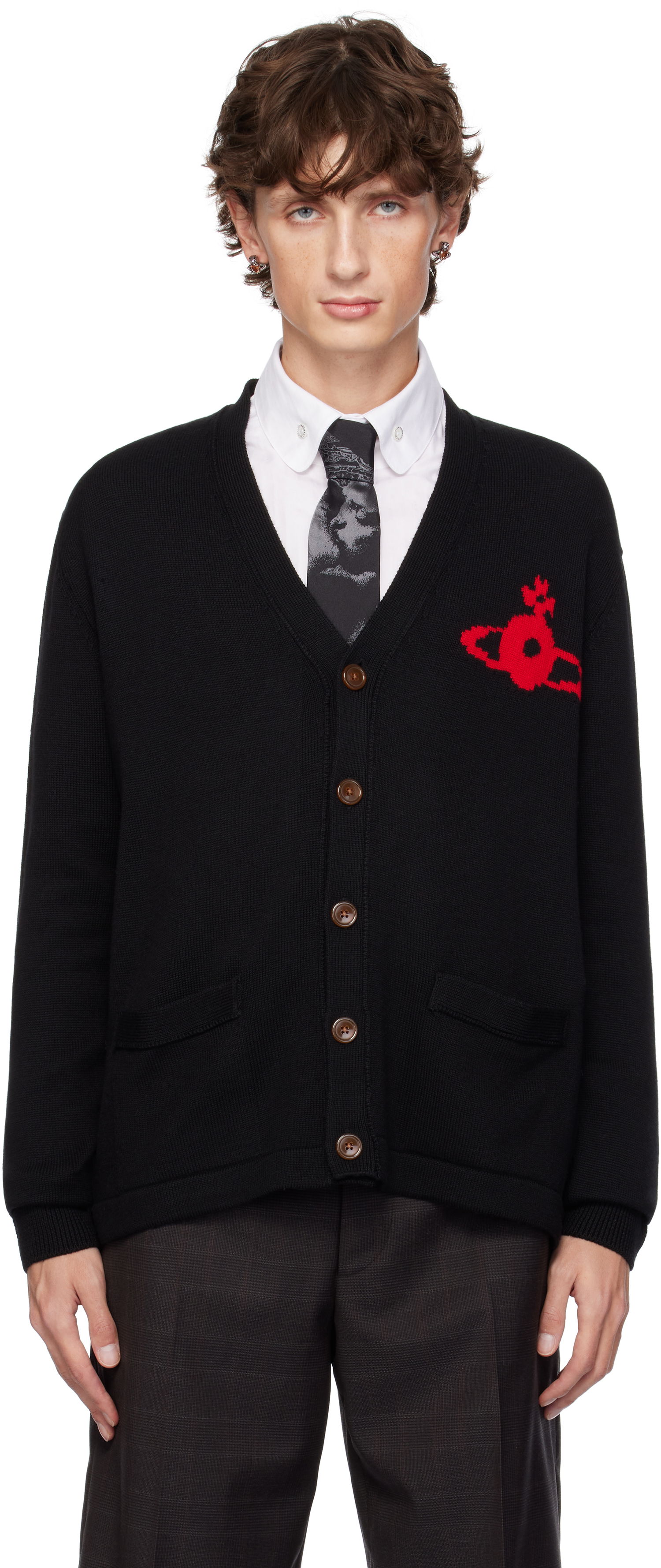 Пуловер Vivienne Westwood Cardigan Черно | 27010014-Y002M-, 0