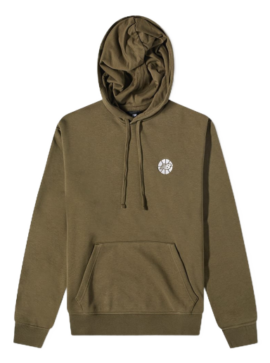 Суитчър New Balance Hoops Essentials Fundamental Hoody Кафяво | MT23581-DMO