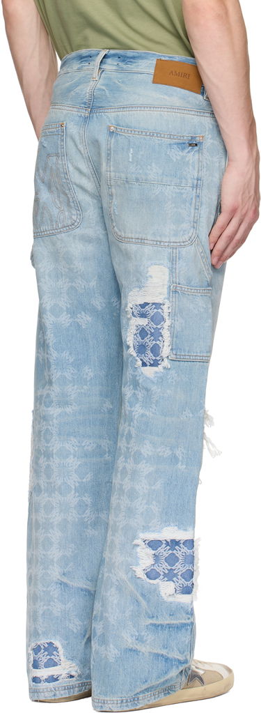 Дънки AMIRI AMIRI Repair Carpenter Jeans Синьо | AMDNGH1094, 2