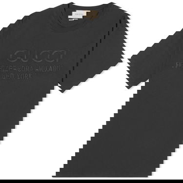 Тениска Gucci Tonal Logo T-Shirt Черно | 616036-XJFZA-1000, 0