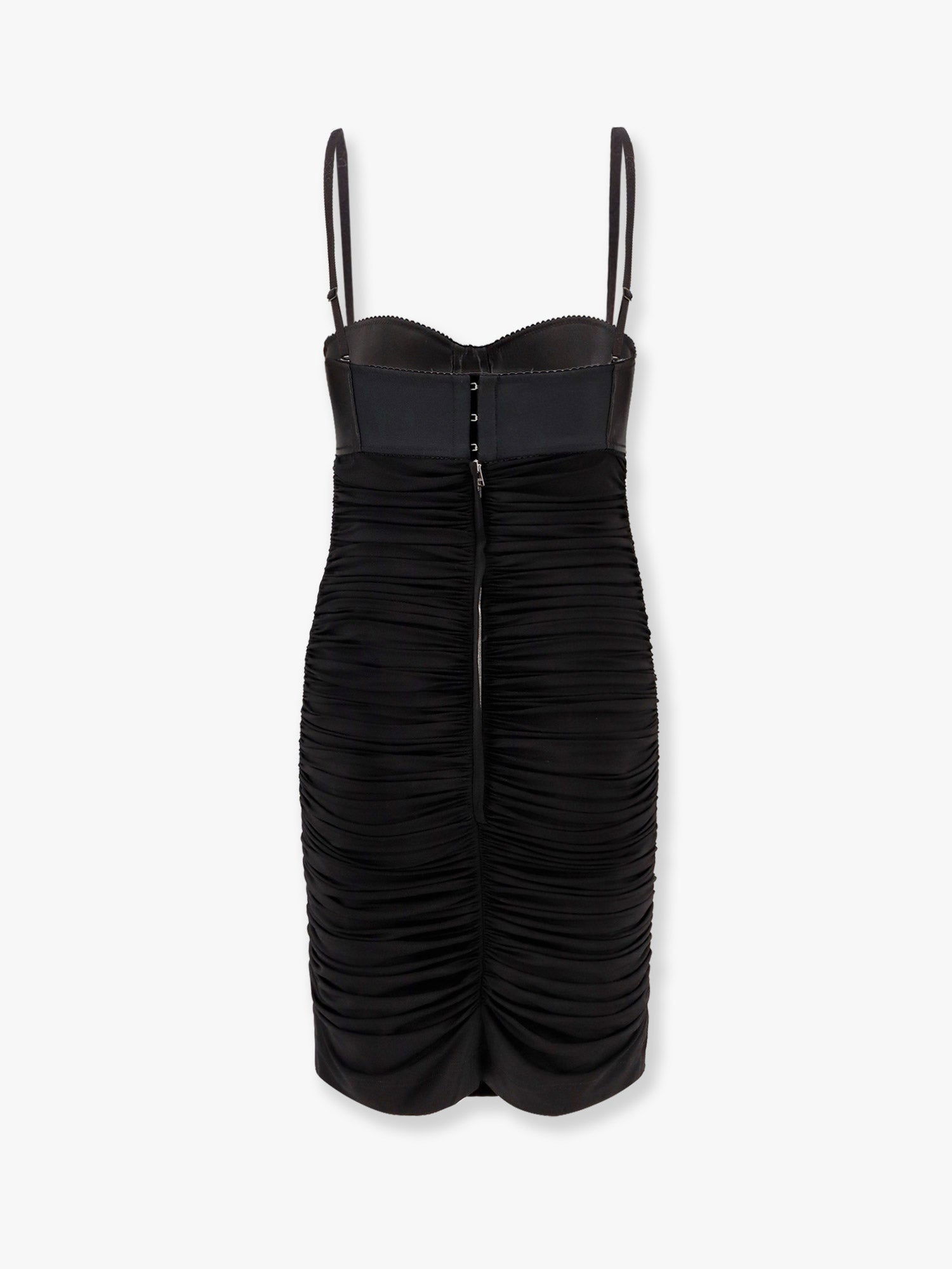 Pокля Dolce & Gabbana Dolce & Gabbana Ruched Bodycon Mini Dress Черно | F6JSVTFUIAUN0000, 1