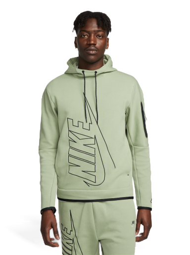 Суитчър Nike Tech Fleece Hoodie Зелено | DX0577-386