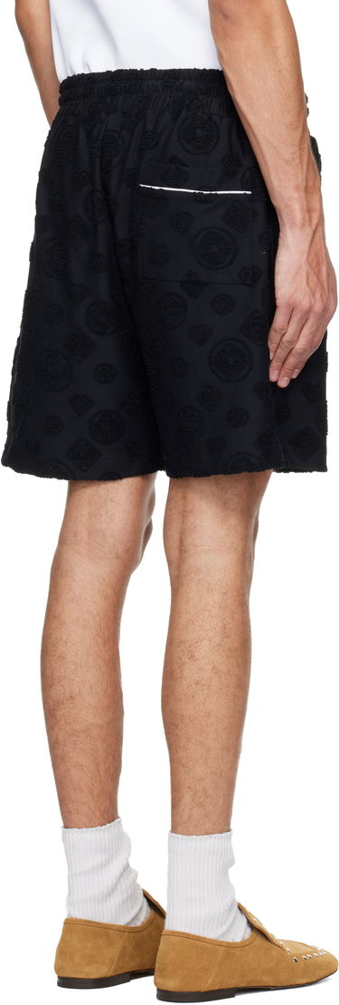 Къси панталони Casablanca Towelling Monogram Shorts Черно | M-SP26-JTR-271-02, 2