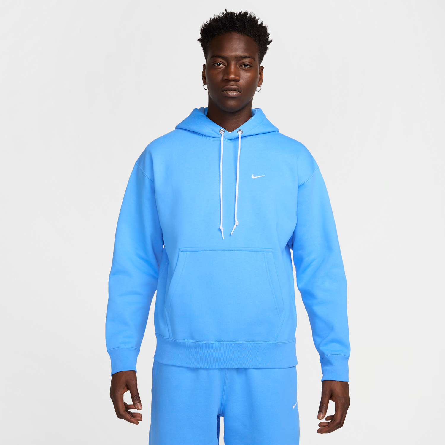 Суитчър Nike Solo Swoosh Fleece Hoodie Синьо | DX1355-412, 1