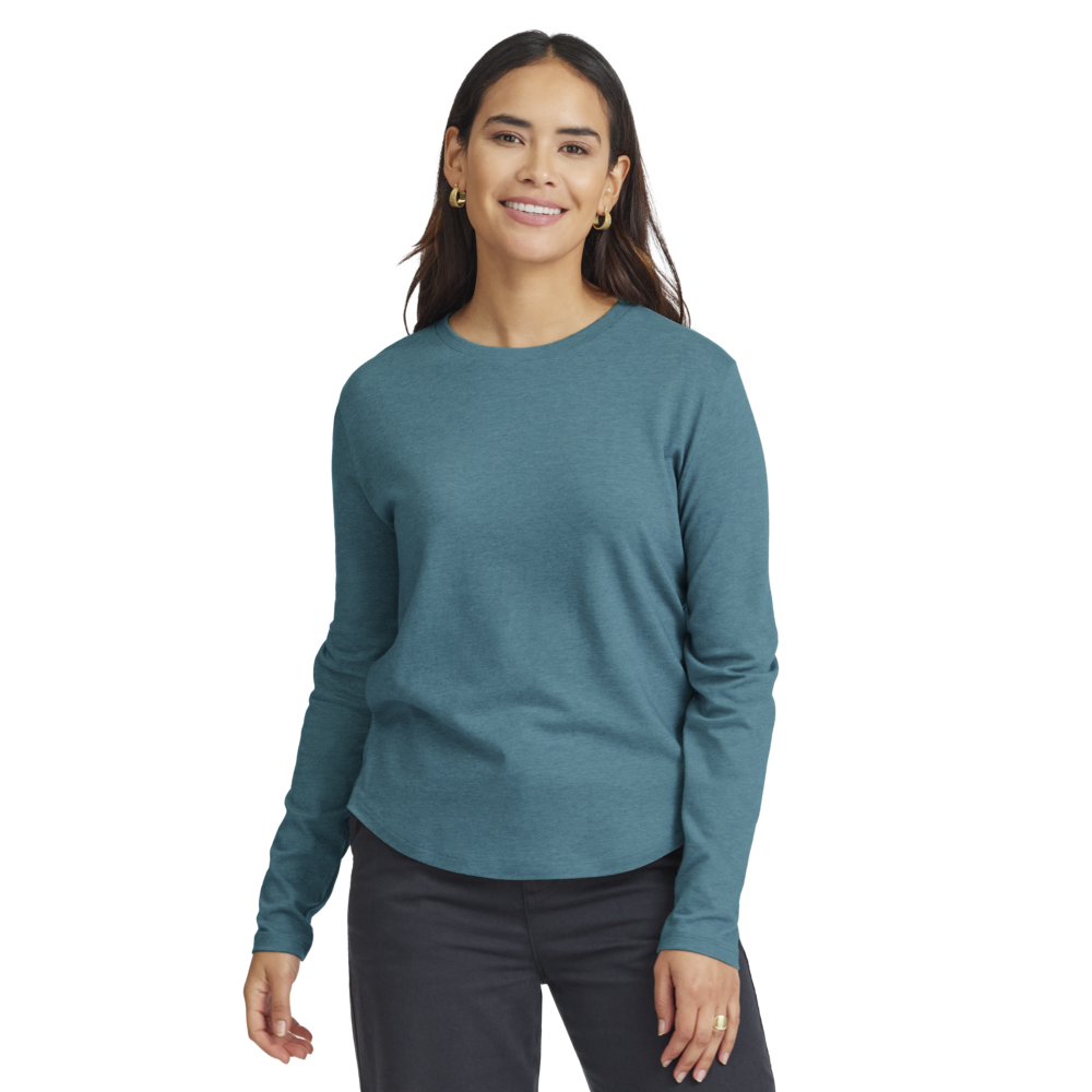 Тениска Allbirds Merino Long Sleeve Синьо | A11197W, 0