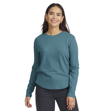 Тениска Allbirds Merino Long Sleeve Синьо | A11197W, 0