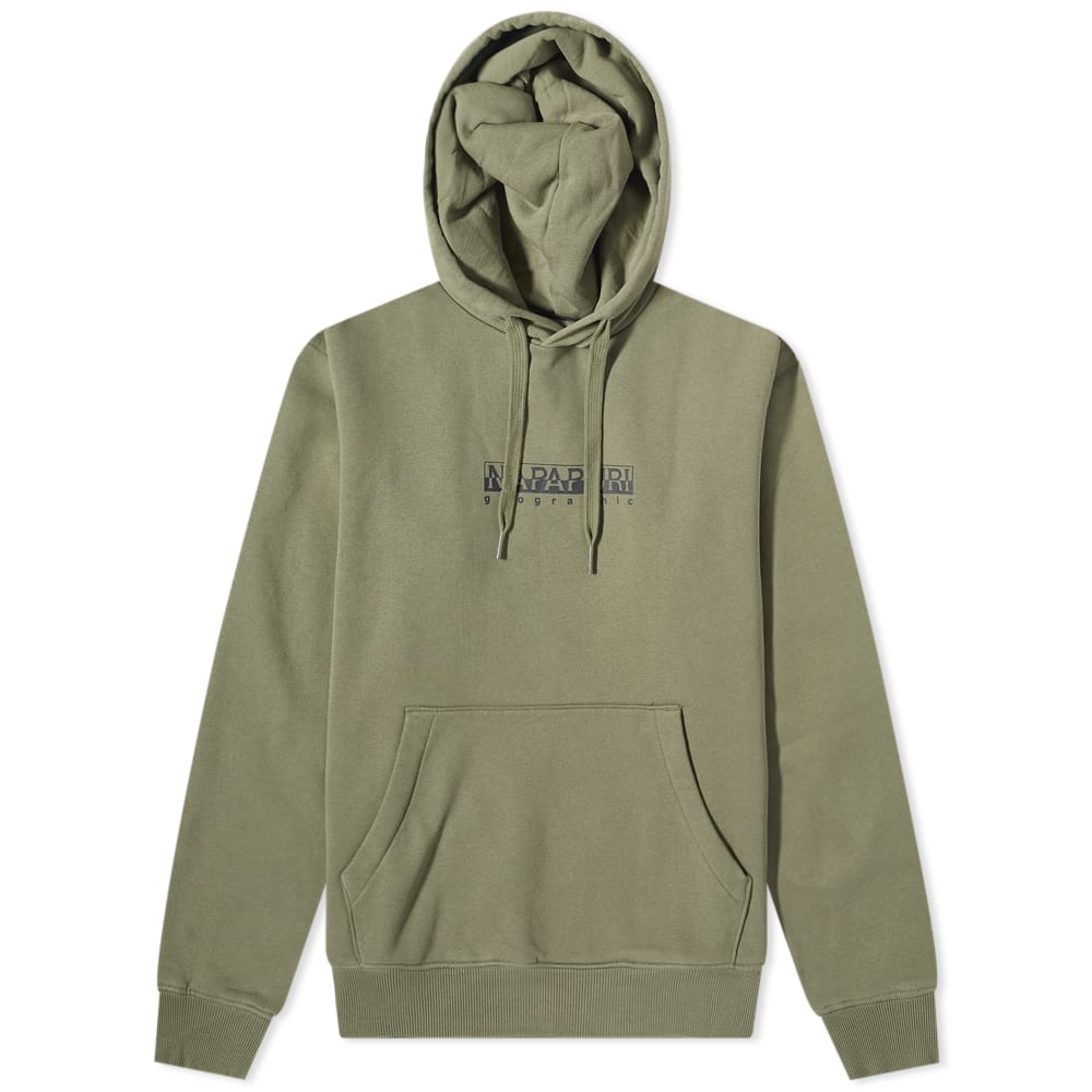 Суитчър Napapijri Box Logo Popover Hoody Зелено | NP0A4GBE-GAE, 0