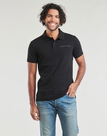 Поло тениска GUESS NOLAN SS POLO Черно | M4RP6-KBL51-JBLK, 0
