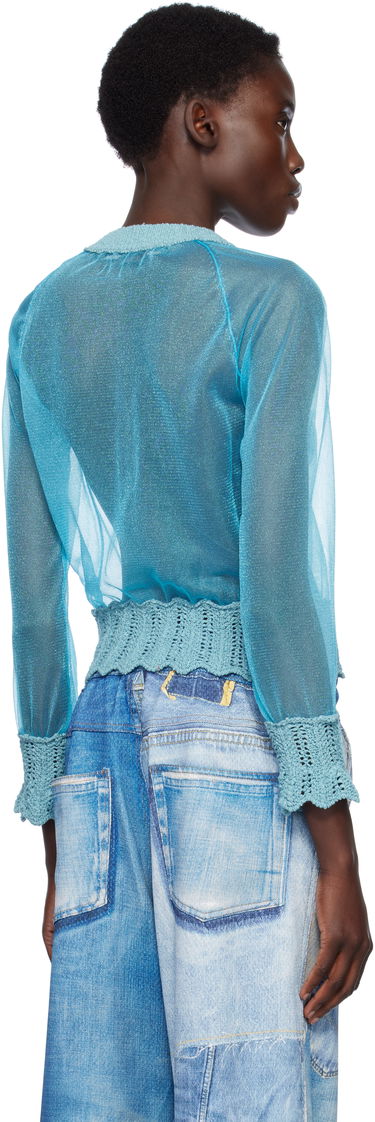Пуловер Andersson Bell Andersson Bell Sheer Knit Cardigan Синьо | atb1326w, 2