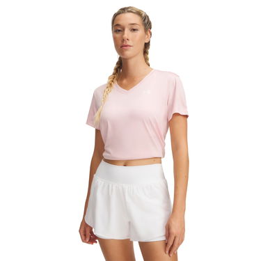 Тениска Under Armour Tech Twist V-Neck Short Sleeve T-Shirt Розово | 1384227-647, 0