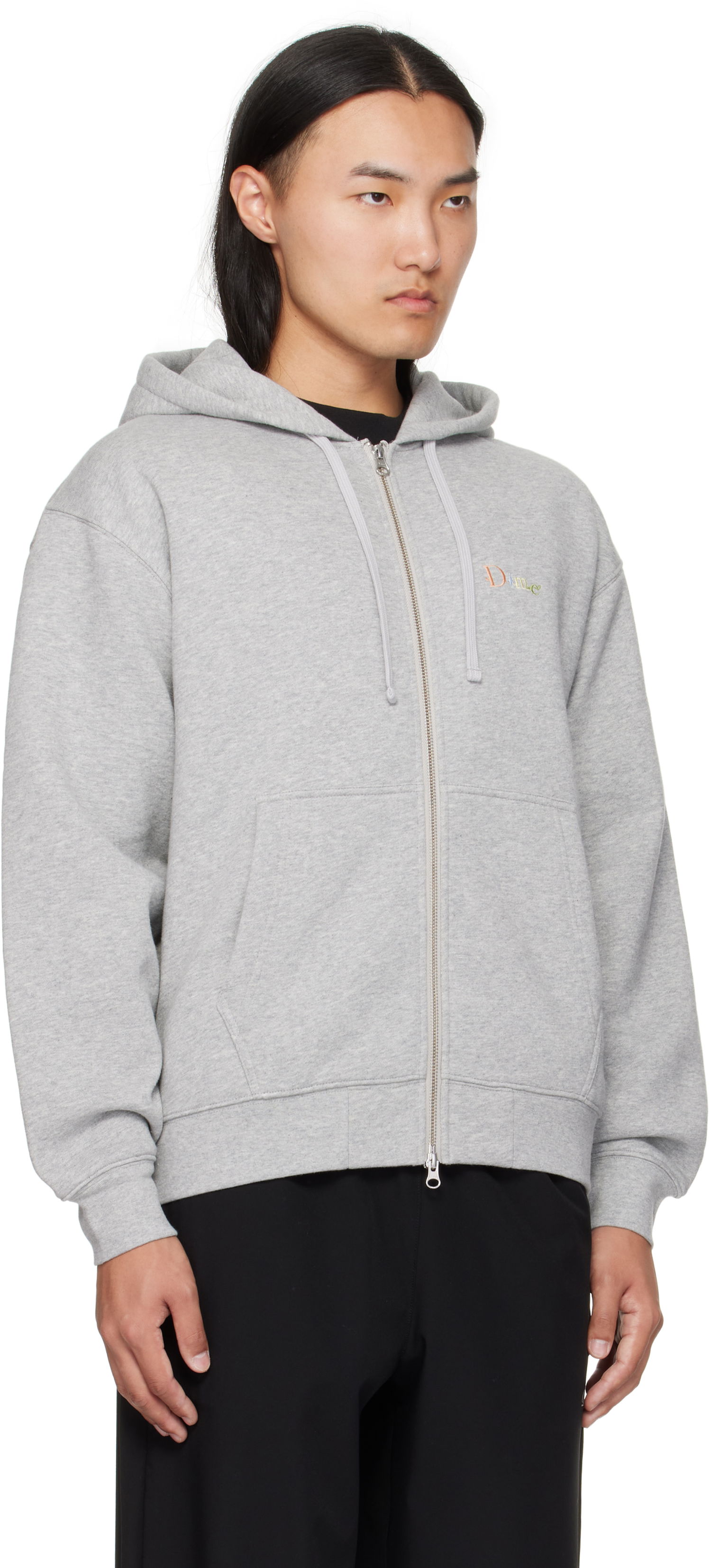 Суитчър Dime Dime Friends Zip Hoodie Сиво | DIMEFA2552GRY, 1