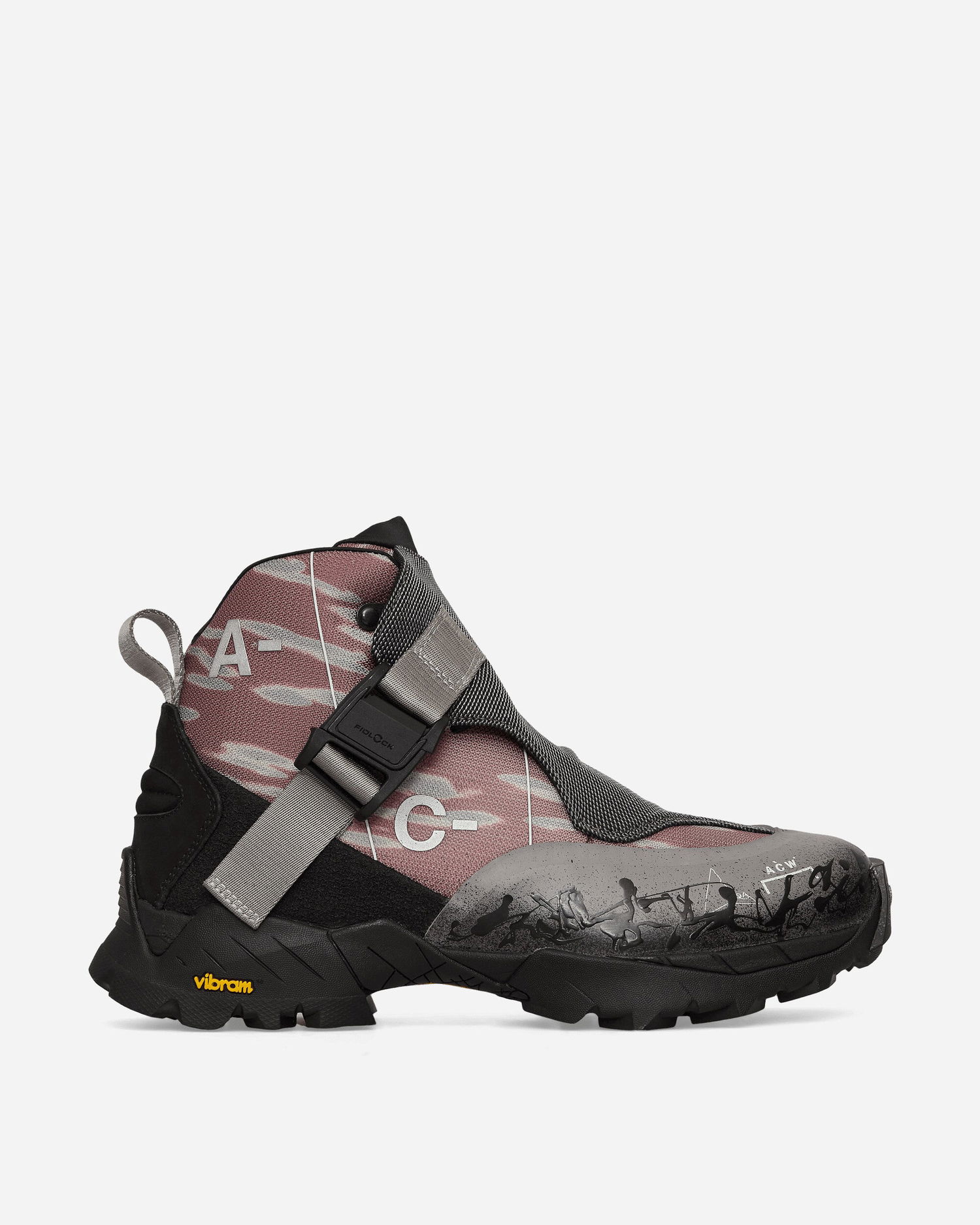 Кецове и обувки ROA A-COLD-WALL* Andreas Buckle Boots Burnt Red Розово | ACWUF055-A 083, 0