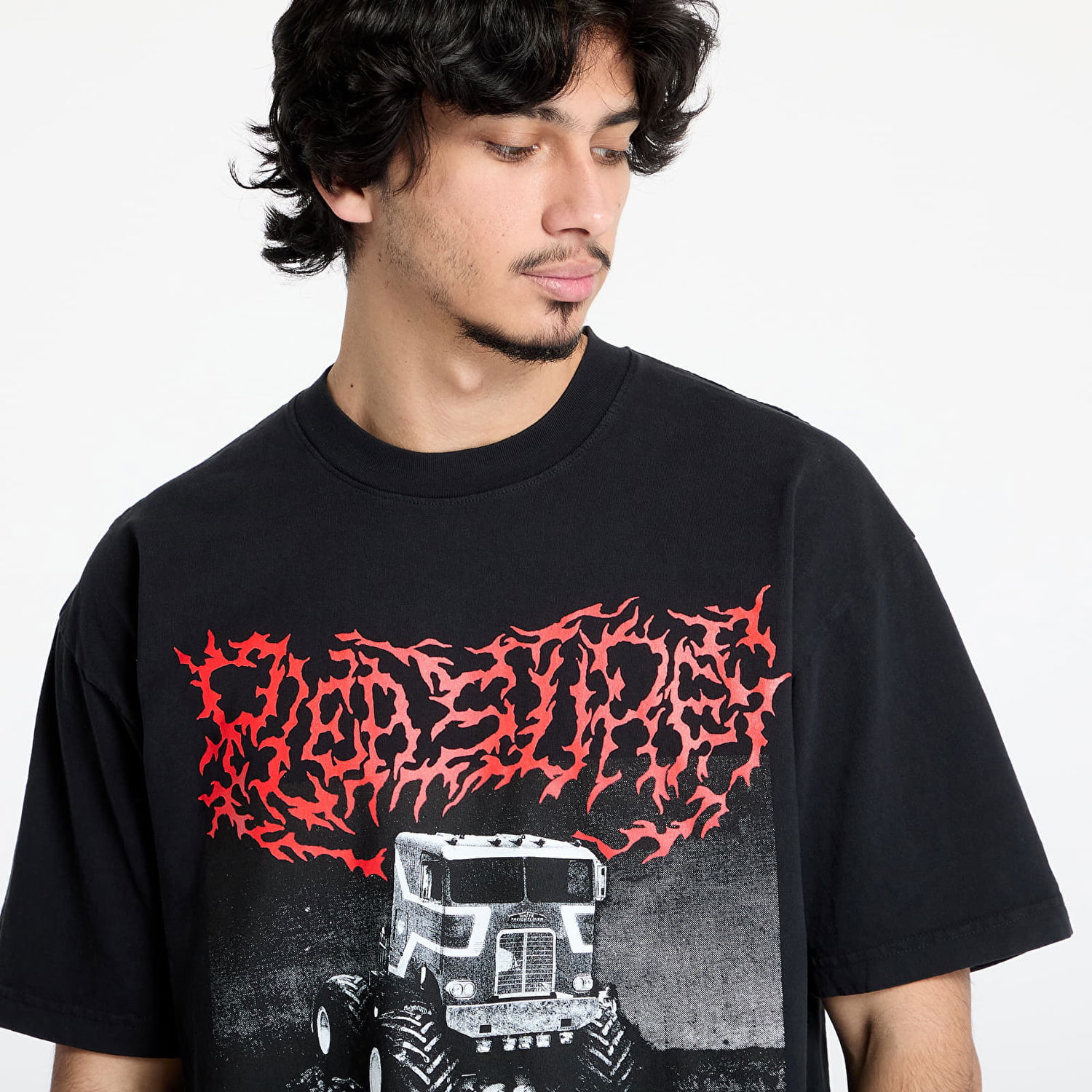 Тениска Pleasures PLEASURES Off Road Graphic T-Shirt Черно | P25SP065 BLACK, 1
