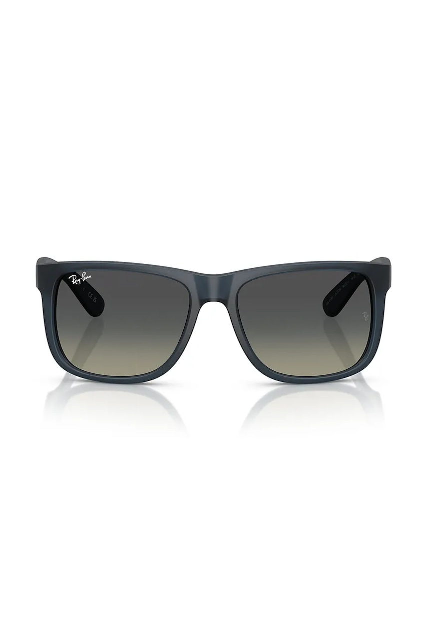 Слънчеви очила Ray-Ban JUSTIN Gradient Rectangular Frame Sunglasses Сиво | 0RB4165, 1