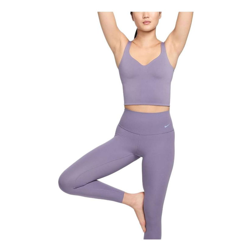 боди Nike Alate Light-Support Padded Sports Bra Tank Top Лилаво | FN0544-509